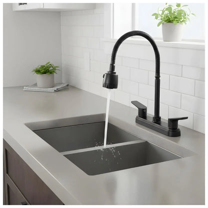 Mezcladora Flexible Fregadero Meer Balance Negro Mate MASTER 20PZ - CNX - detalle