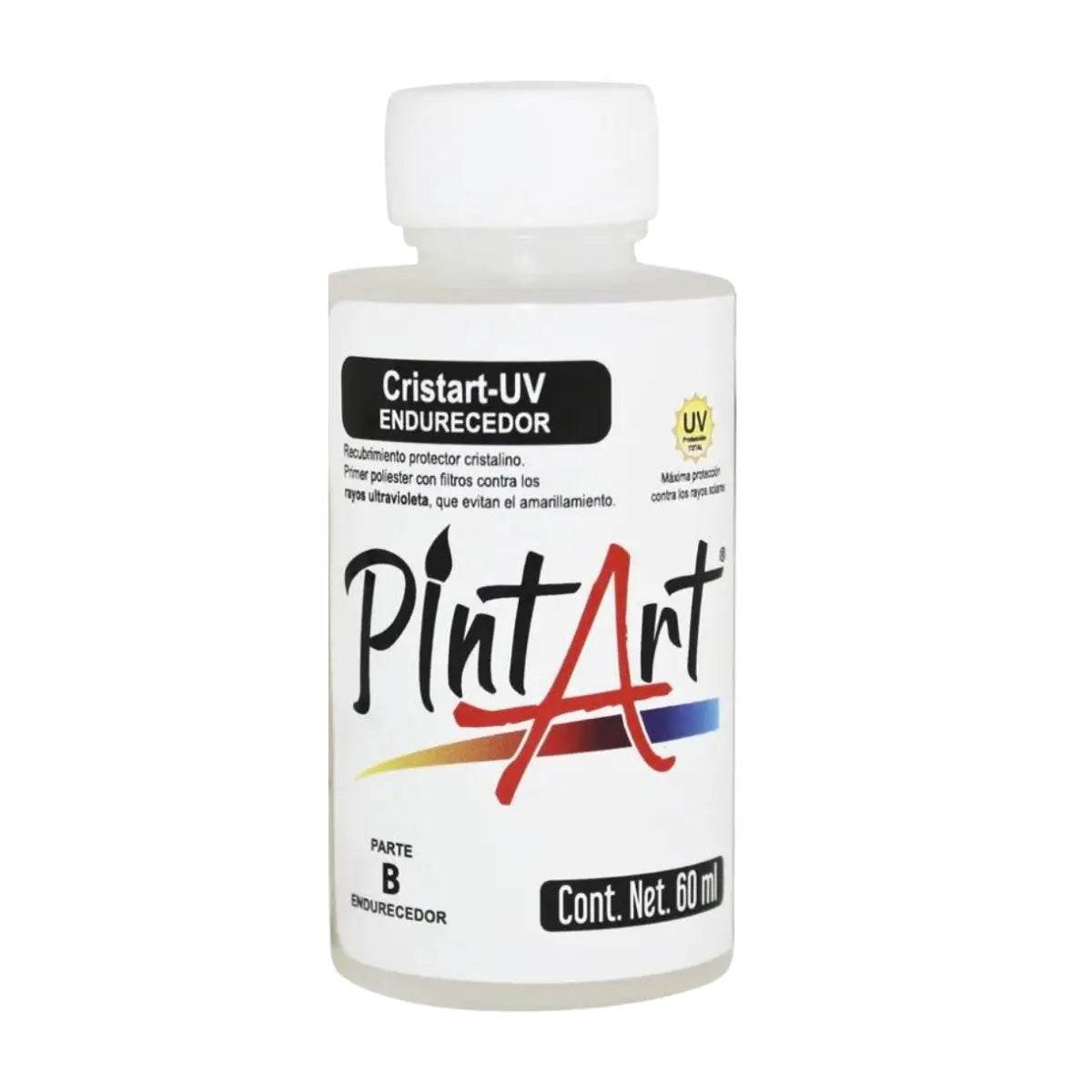 Resina Cristart Ultravioleta (a+b) Pintart 60ml Epoxica - Roel - empaque