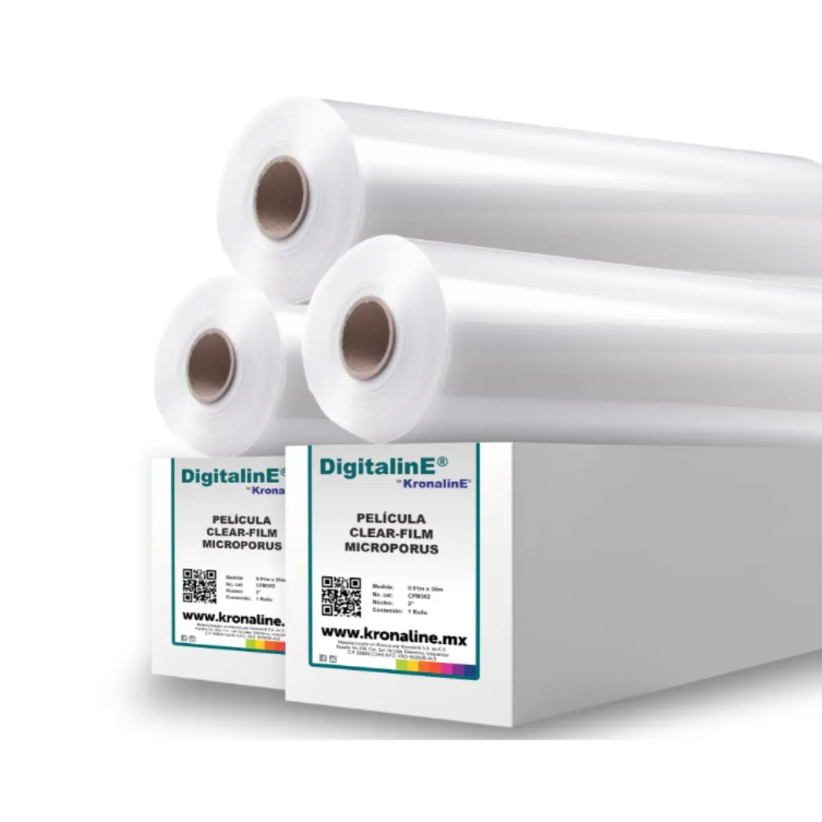 Rollo Pelicula Clear Film Kronaline Cfm301 Serigrafía N2 0.61 X 30 m 3 PIEZA - Kronaline - detalle
