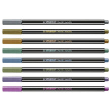 8 Rotuladores Stabilo Pen 68 Metalicos Marcador Escolar - Stabilo