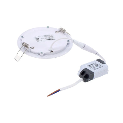 Luminario de 12 LEDS 6 W Luz Fría Sanelec 6PZS - Sanelec - vista lateral