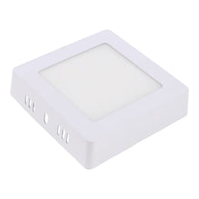 Lámpara cuadrada s/poner 6W luz fría Santul - Sanelec
