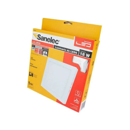 Lámpara Cuadrada Sanelec 18W - Sanelec