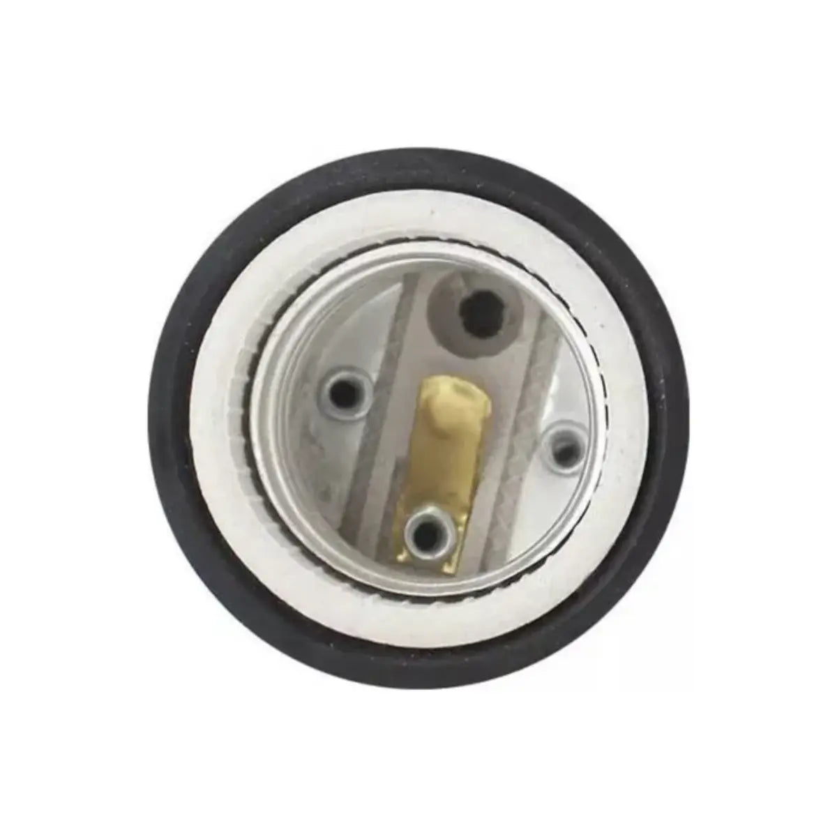 Socket Foco Sanelec Portalampara 2490 Negro Exterior 3 Piezas - Sanelec - detalle