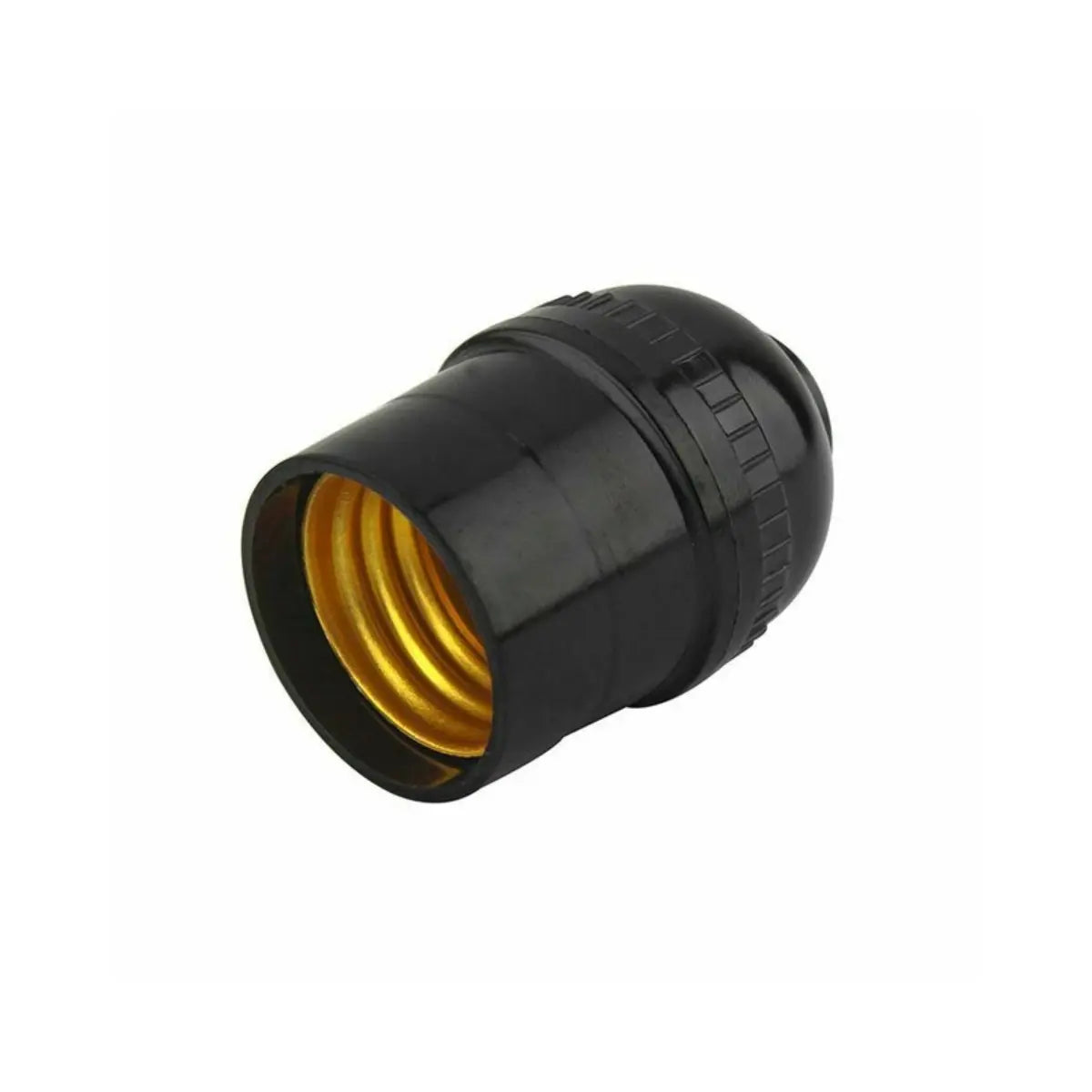 6 Pz Portalamparas Baquelita Negra Sanelec - Sanelec