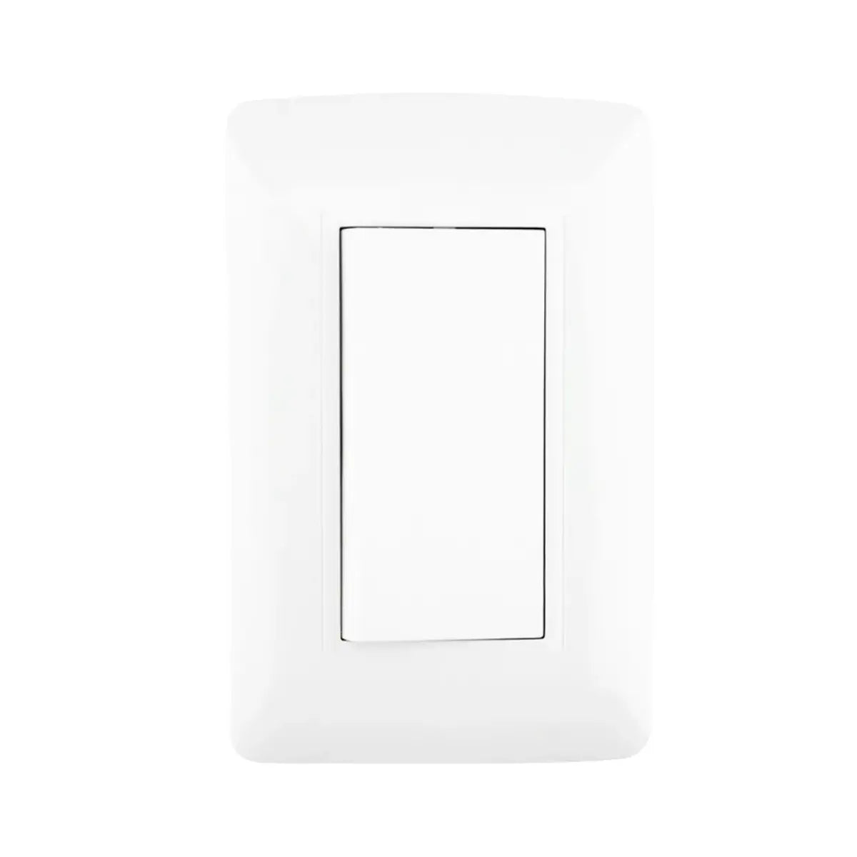 Placa Toscana apagador de escalera Caja con 12 pz Sanelec - Sanelec - vista lateral