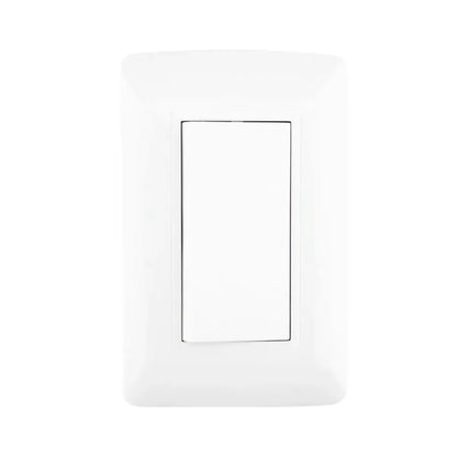 Placa Toscana apagador de escalera Caja con 12 pz Sanelec - Sanelec - vista lateral