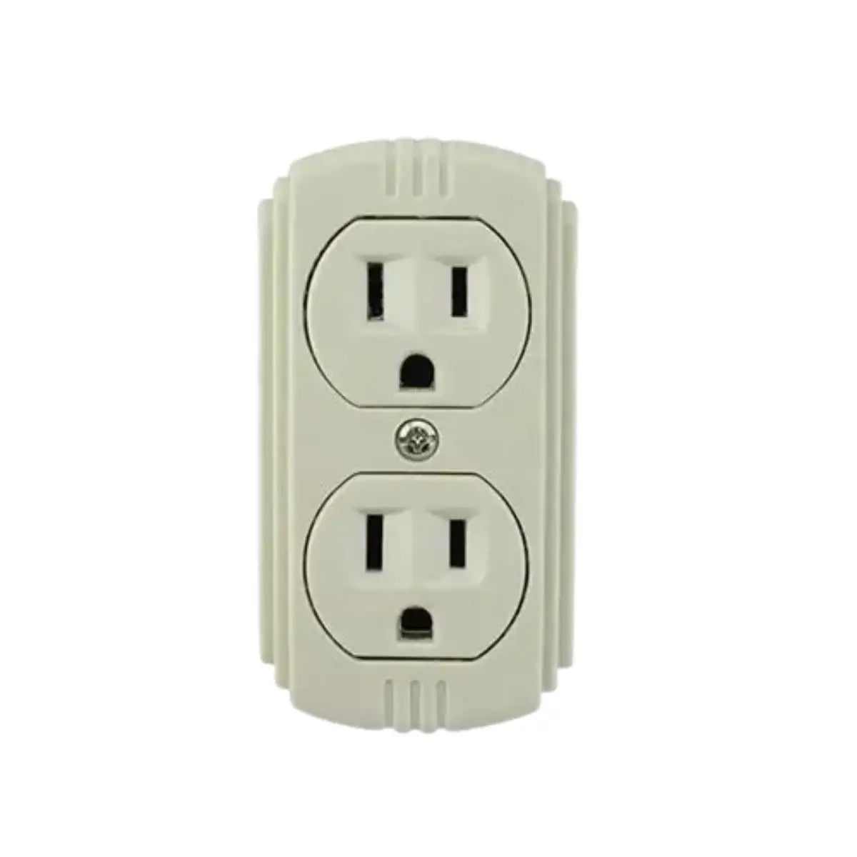 Contacto Doble Aterrizado 4307 Sanelec Baquelita 10 Piezas - Sanelec - vista lateral