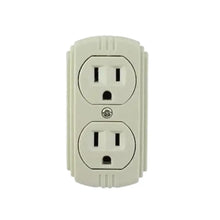 Contacto Doble Aterrizado 4307 Sanelec Baquelita 10 Piezas - Sanelec - vista lateral