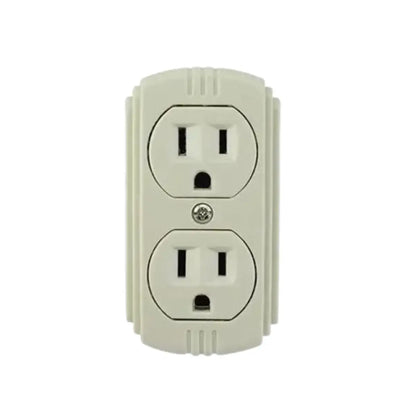 Contacto Doble Aterrizado 4307 Sanelec Baquelita 10 Piezas - Sanelec - vista lateral
