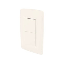 Placa Doble Apagador Toscana 4457 Sanelec Blanco 12 Piezas - Sanelec - detalle