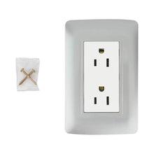 Placa Silver contacto doble  Santul - Sanelec