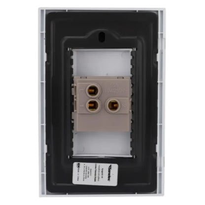 Placa Sanelec Línea Venecia Humo Con Apagador De Escalera 127V - Sanelec