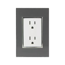 Contacto Doble Con Placa Sanelec Linea Toscana - Sanelec - vista lateral