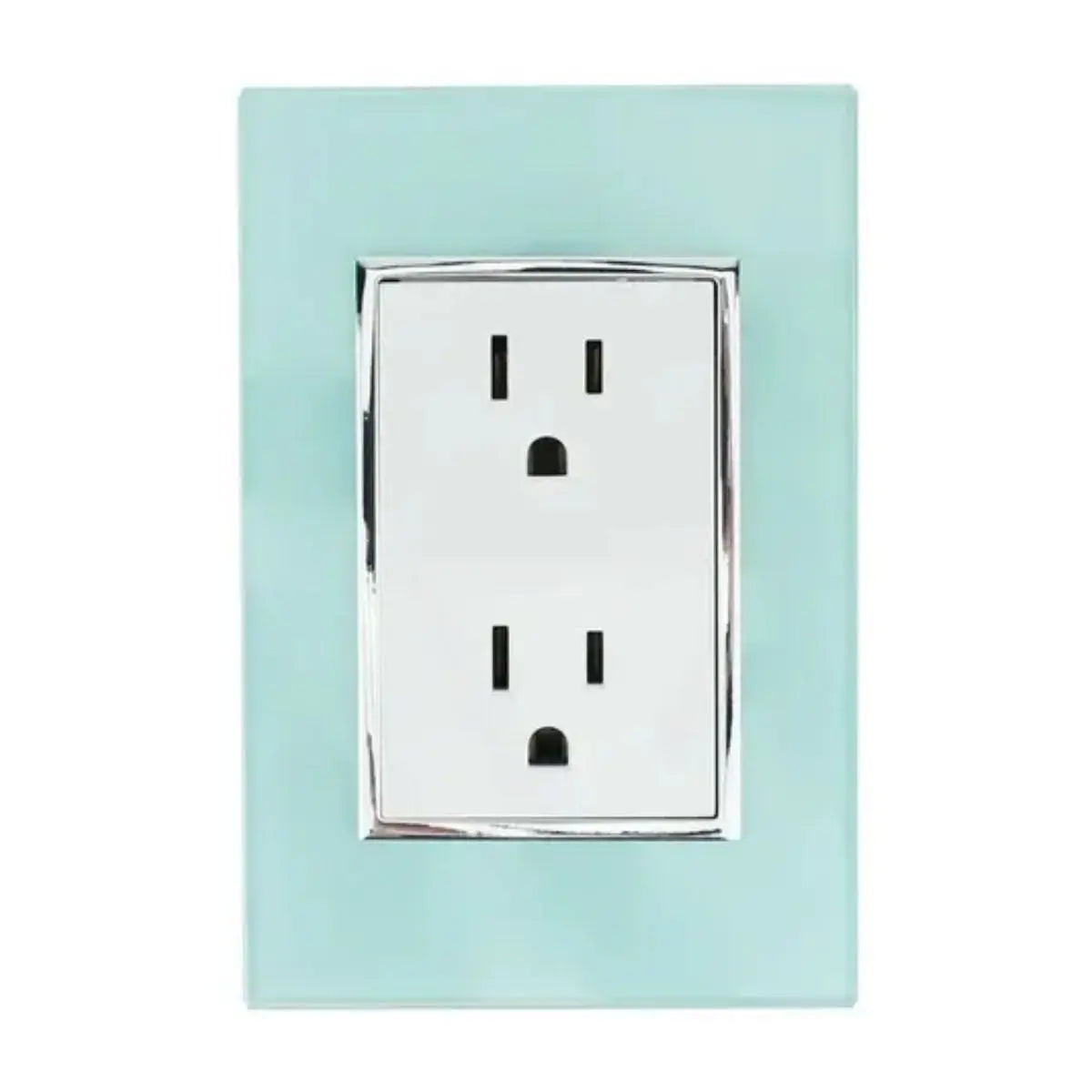 Placa Contacto Doble Venecia Sanelec Aqua Polarizado - Sanelec