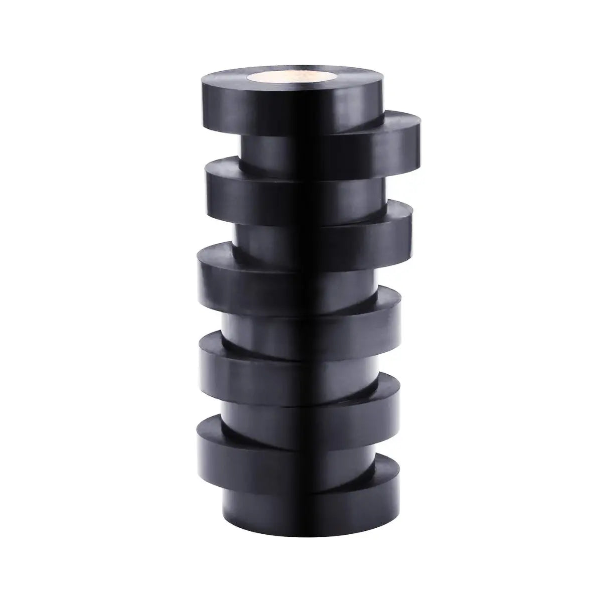 Cinta de aislar negra 19mmx9m   Empaque con 10 pzs Sanelec - Sanelec - vista lateral
