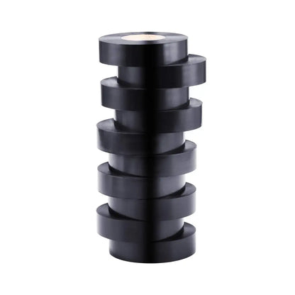 Cinta de aislar negra 19mmx9m   Empaque con 10 pzs Sanelec - Sanelec - vista lateral
