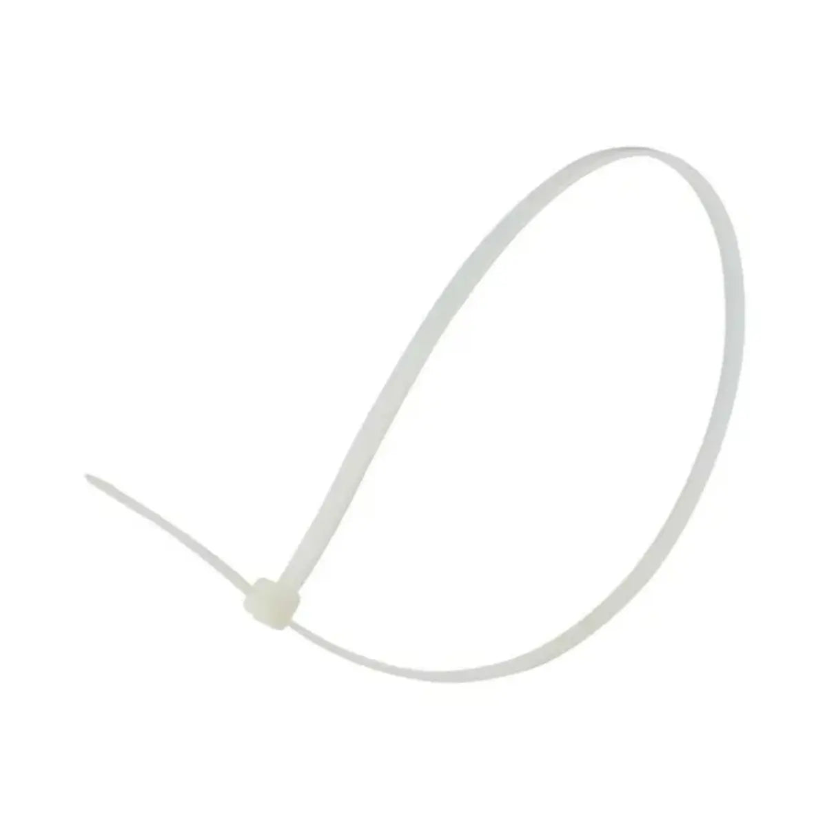 50 Cinchos de Plastico Color Natural 4.8 x 300 mm Sanelec 50 PZS - Sanelec - vista lateral