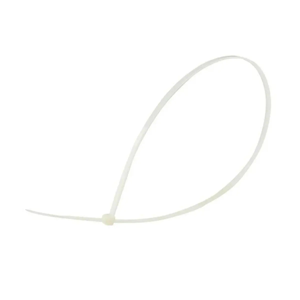 50pzs Cinchos Plastico Sanelec Color Natural 4.8 mm X 500 mm - Sanelec - vista lateral