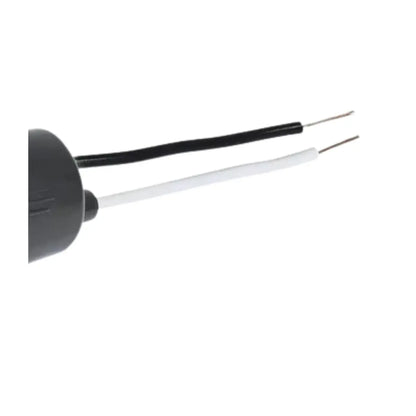 Portalámpara plastico c/cable E-27 granel  Empaque con 10 pzs Sanelec - Sanelec - vista lateral