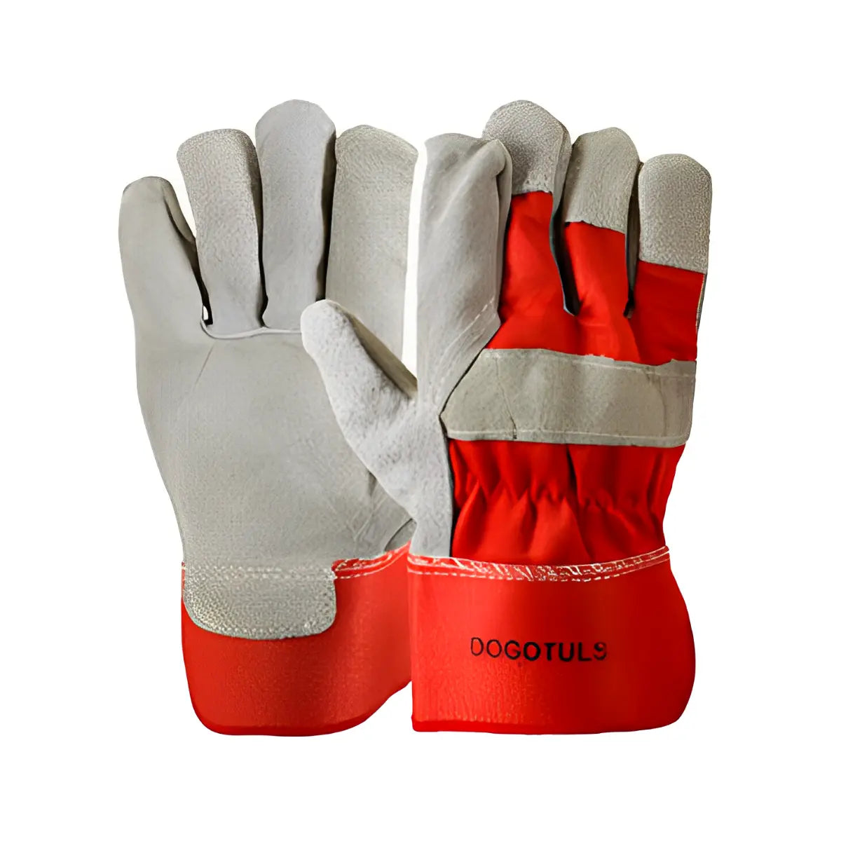 Guantes Carnaza Y Tela Dogotuls Unitalla Uso General - Dogotuls - detalle