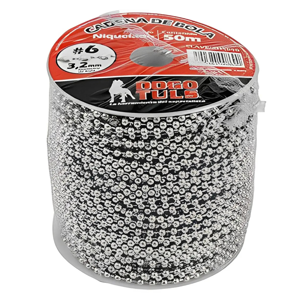CADENA DE BOLA #6 3.2mm NIQUELADA SH5050 - Sanhome - contenido