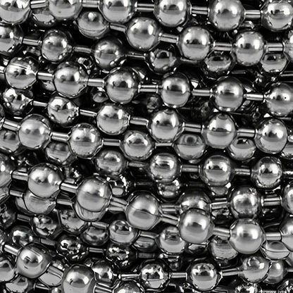 CADENA DE BOLA #6 3.2mm NIQUELADA SH5050 - Sanhome - empaque