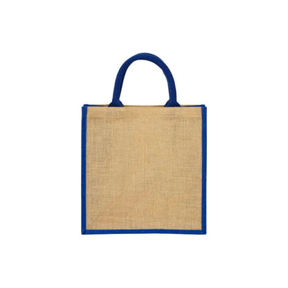 5PZS BOLSA SAGRES YUTE FRANJA AZUL PROMOOPCIÓN - Promoopcion - detalle