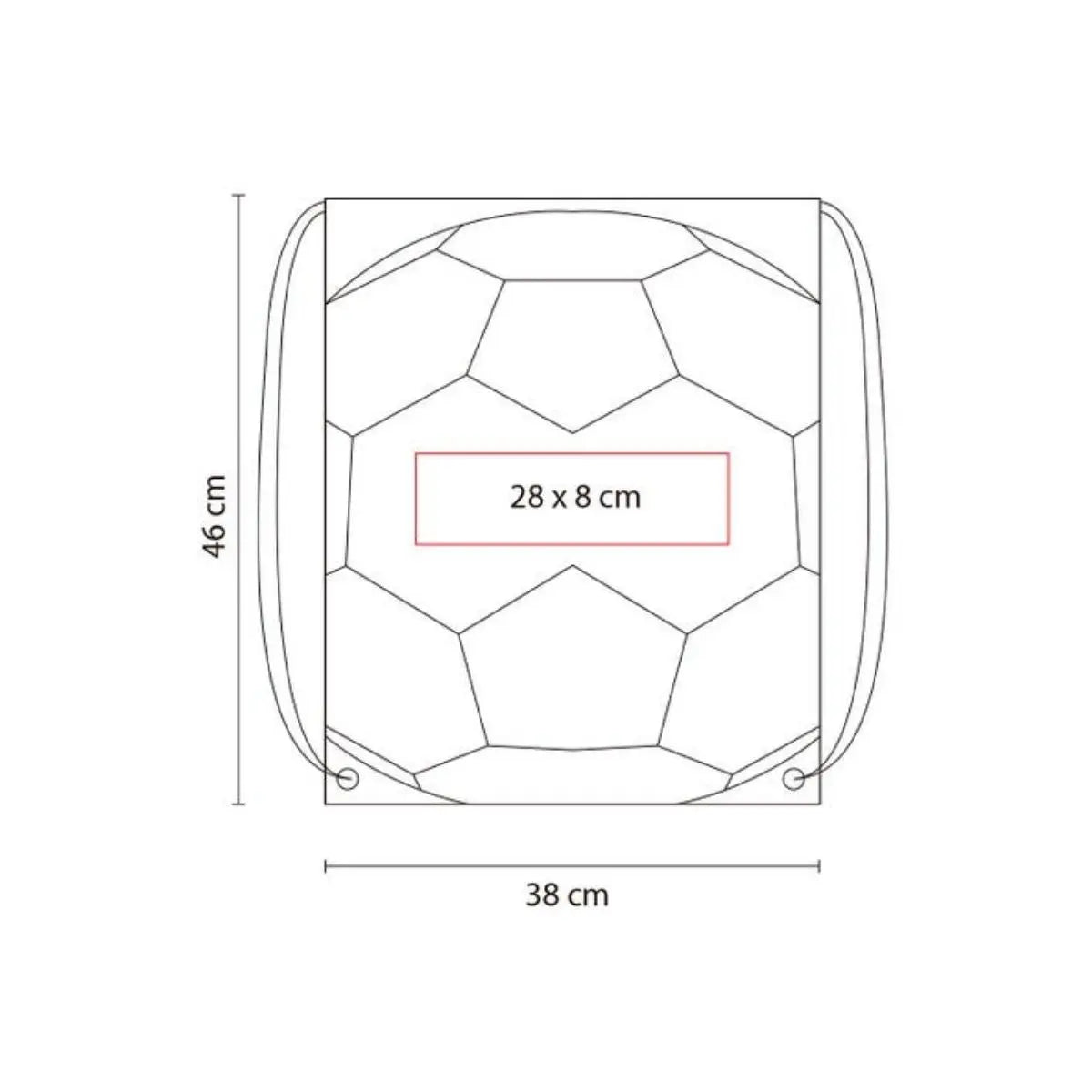 10 Pz Bolsa Morral Soccer Balon Promoopcion - Promoopcion - detalle