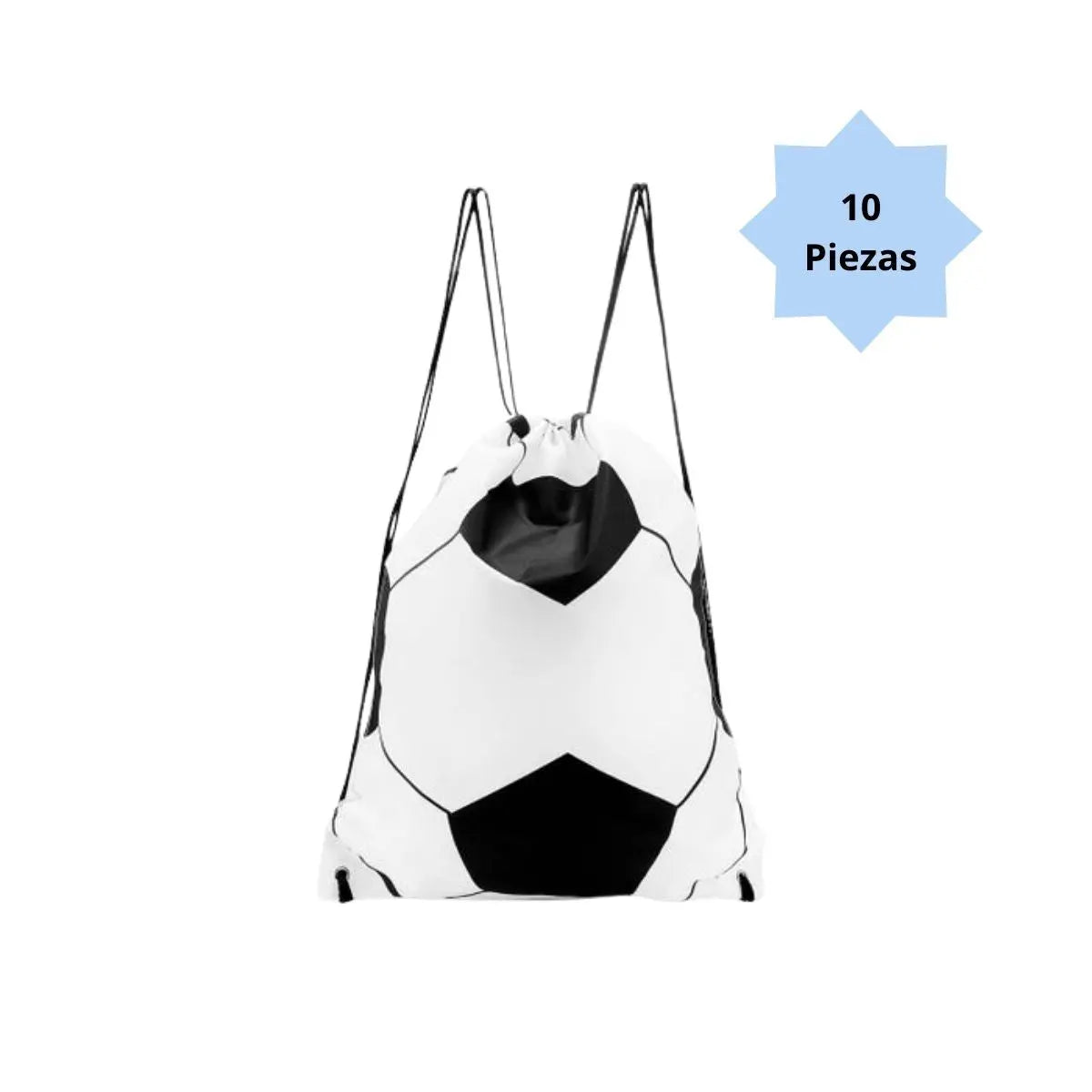 10 Pz Bolsa Morral Soccer Balon Promoopcion - Promoopcion