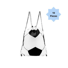 10 Pz Bolsa Morral Soccer Balon Promoopcion - Promoopcion
