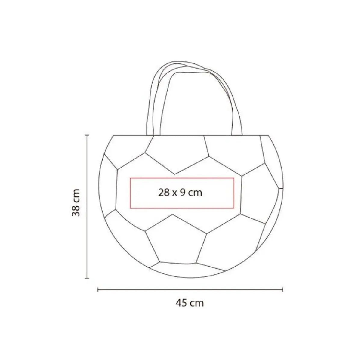 10 Pz Bolsa Balon Futbol Promoopcion - Promoopcion - empaque