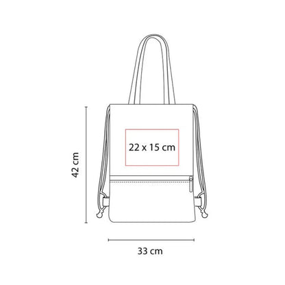 BOLSA-MOCHILA FUSETA GRIS PROMOOPCION (BAJA) - Promoopcion
