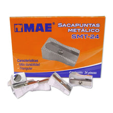 24 Sacapuntas metalico triangular MAE - Mae