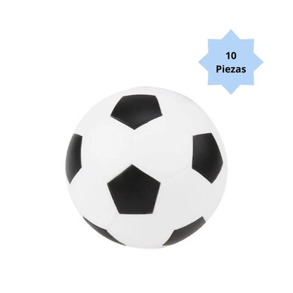 10 Pz Pelota Anti Stress Futbol Promoopcion - Promoopcion - detalle