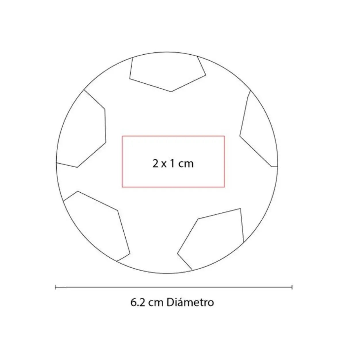 10 Pz Pelota Anti Stress Futbol Promoopcion - Promoopcion - vista lateral