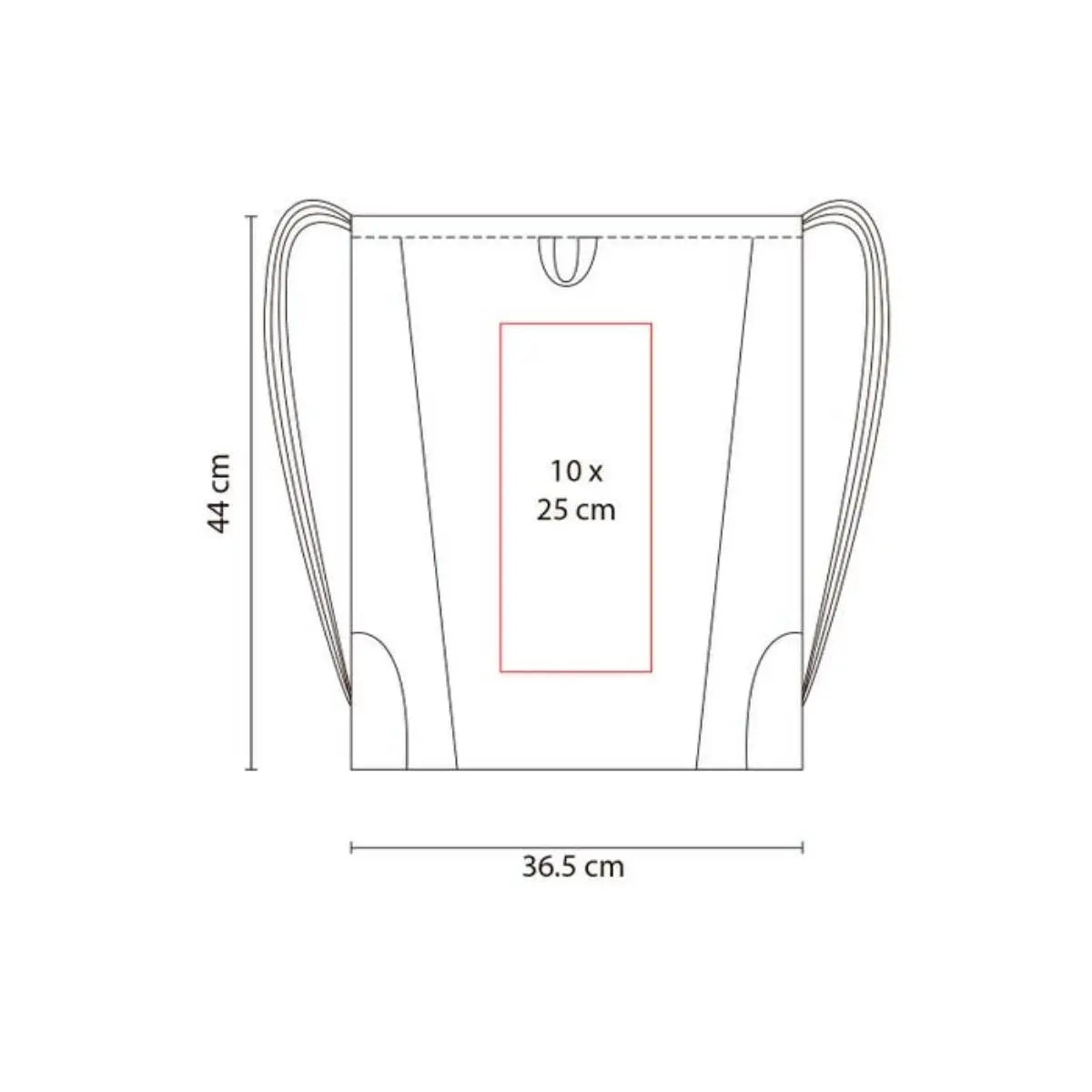 10 Pz Bolsa Morral Mexico Promoopcion - Promoopcion - vista lateral