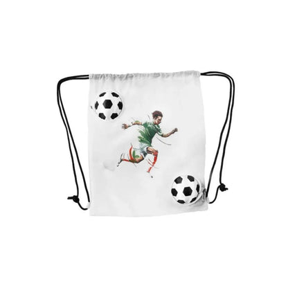 Bolsa Mochila Magica Soccer Blanco Promoopcion - Promoopcion