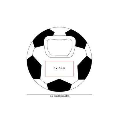 5 Pz Destapador Soccer Iman Promoopcion - Promoopcion - empaque