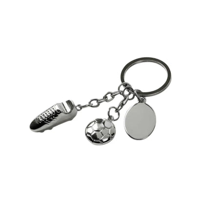 Llavero Soccer Metalico Plata Promoopcion - Promoopcion