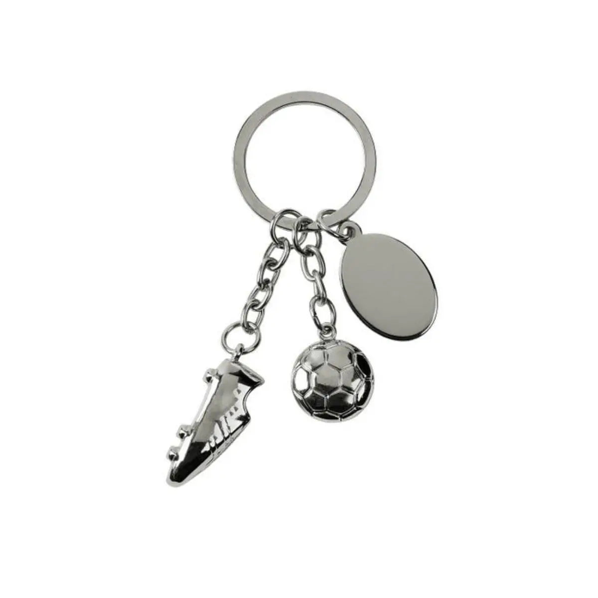 Llavero Soccer Metalico Plata Promoopcion - Promoopcion - detalle