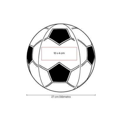 10 Pz Pelota Inflable Balon Soccer Promoopcion - Promoopcion - vista lateral