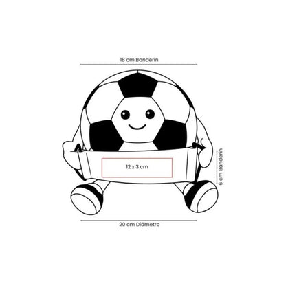 Peluche Balon Soccer Promoopcion - Promoopcion