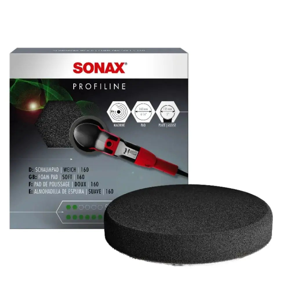 Esponja pulid. negra 160mm 1PZ EXTRA SUAVE 75527 Sonax - Fandeli