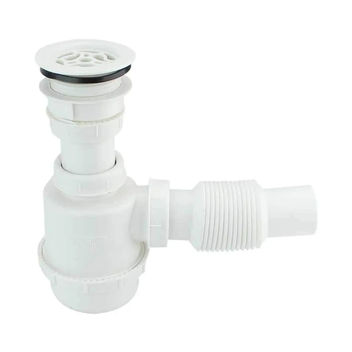 Céspol Flexible 1 1/4 Sanplom PVC Trampa Lavabo - Sanplom - vista lateral