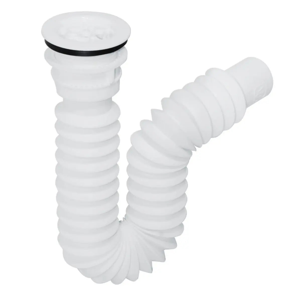 Céspol Flexible Samplon  1 1/2 de PVC Tipo P Para Fregadero - Sanplom