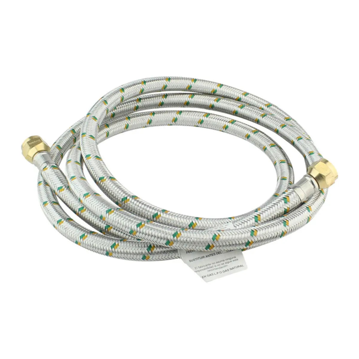 Manguera Flexible para Gas De 3/8 X 3/8 , 200 Cm - Sanplom - vista lateral