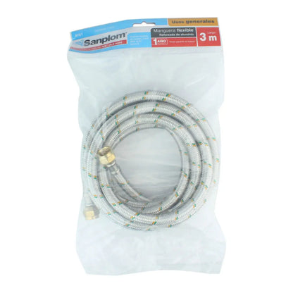 Manguera Flexible Para Gas 3/8 X 3/8 , 300 Cm - Sanplom