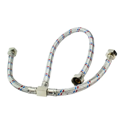 Manguera Flexible Tipo "T" Sanplom Conectores de 1/2" Largo 0,55 - Sanplom - vista lateral