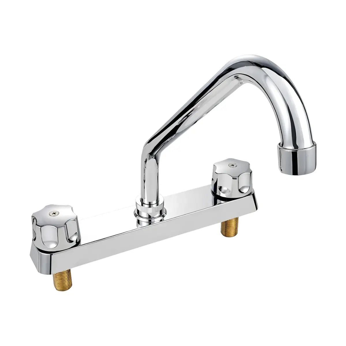 Llave Mezcladora 8" para Fregadero Manerales Zamac Mod. 8950 Sanplom - Sanplom - vista lateral